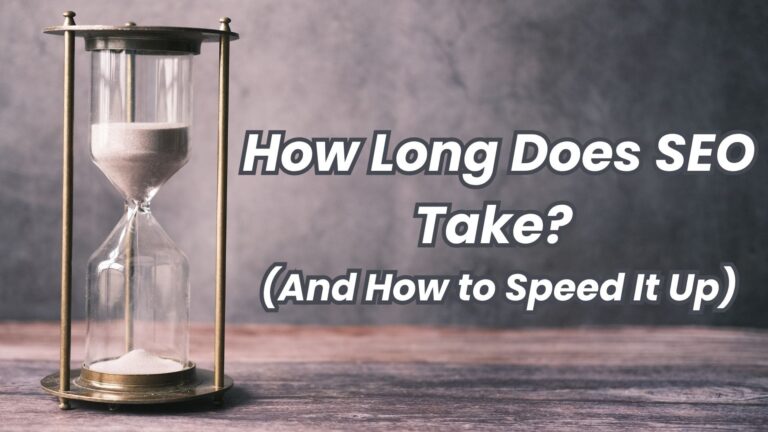 how long does SEO take?